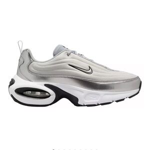 Nike Air Max Portal Metallic Silver White Black Shoes